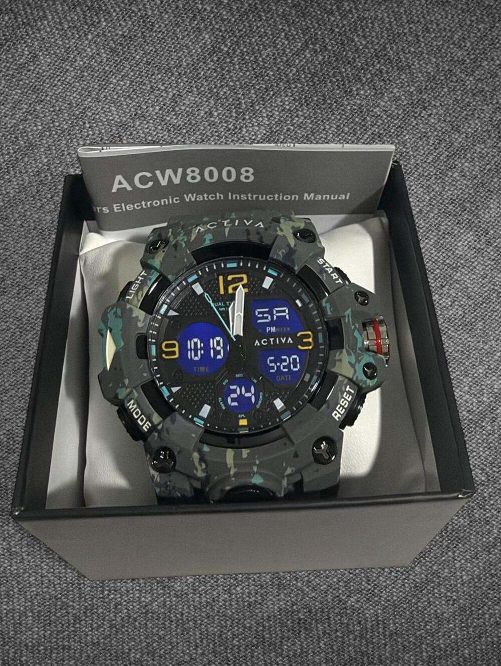 NWT Activa Decus X Invicta 49mm Camo Analog Digital Watch - Picture 4 of 8